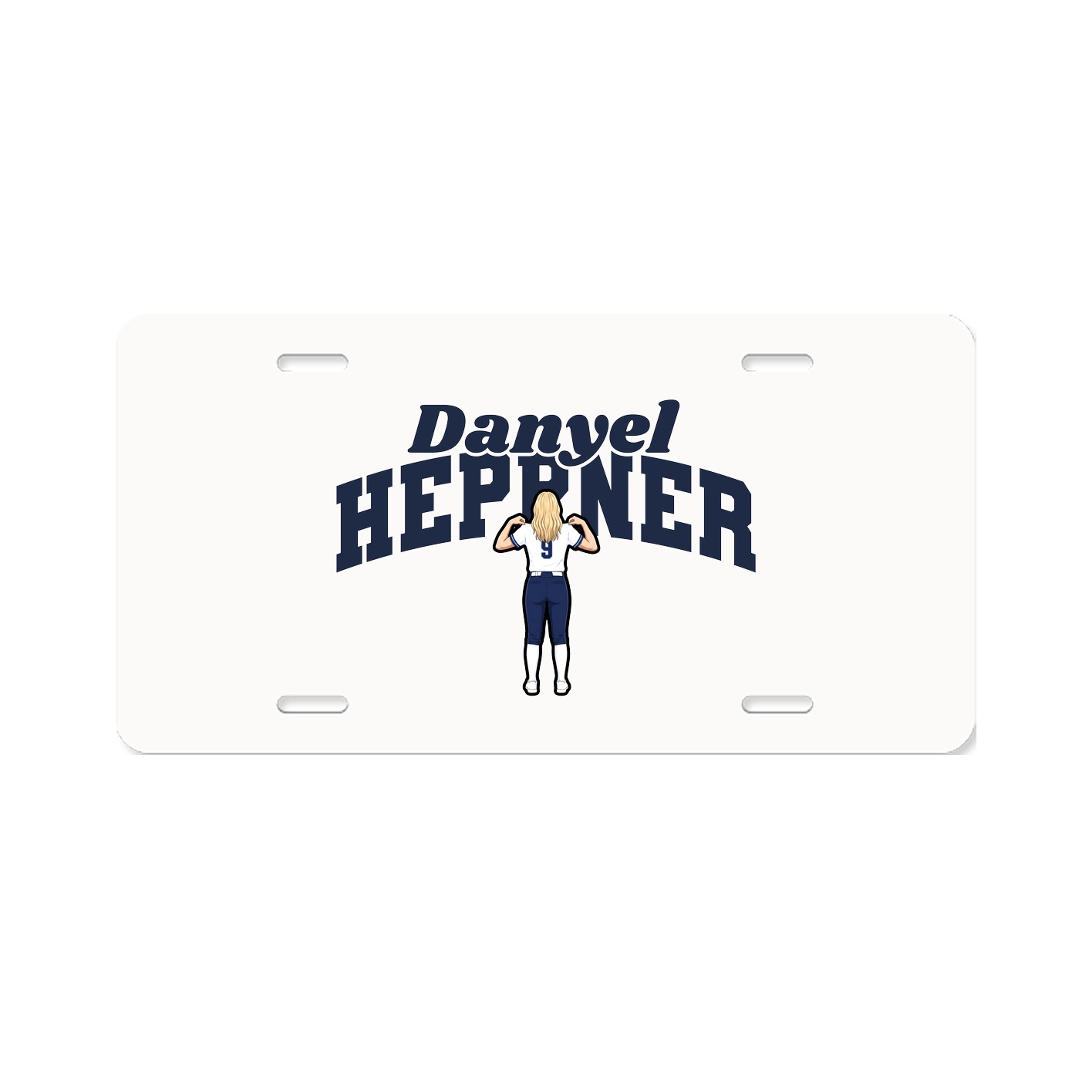 License Plate — Signature Arch in Classic