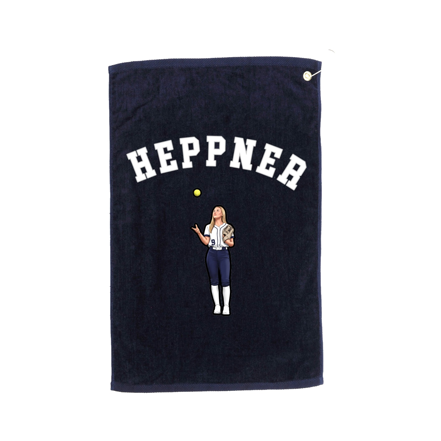 Golf Towel — Shirsey Arch in Navy