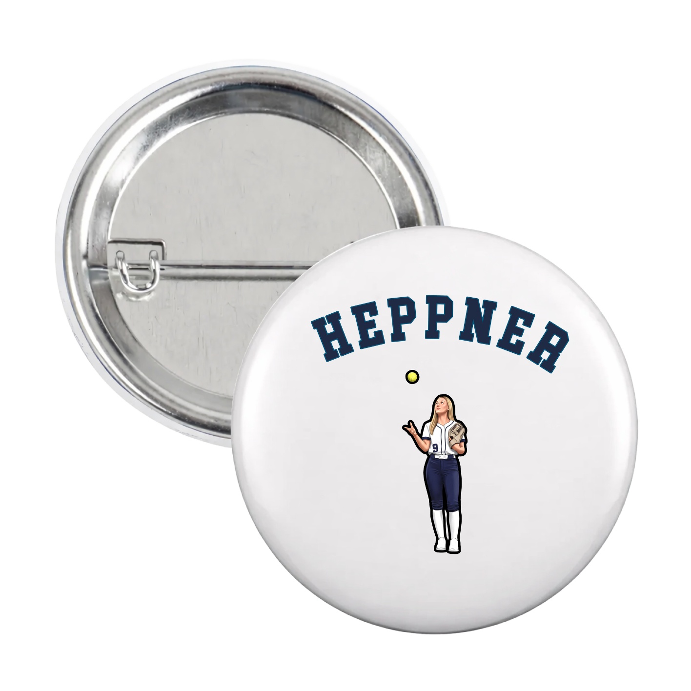 Game Day Button — Shirsey Arch in White