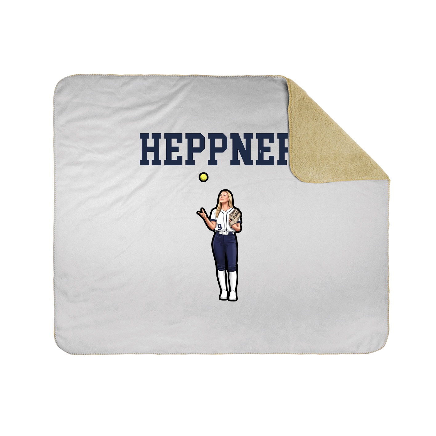 Throw Blanket — Shirsey in White