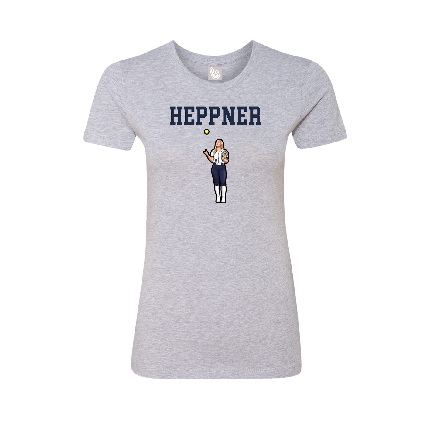 Fitted Women's Tee — Shirsey in Grey