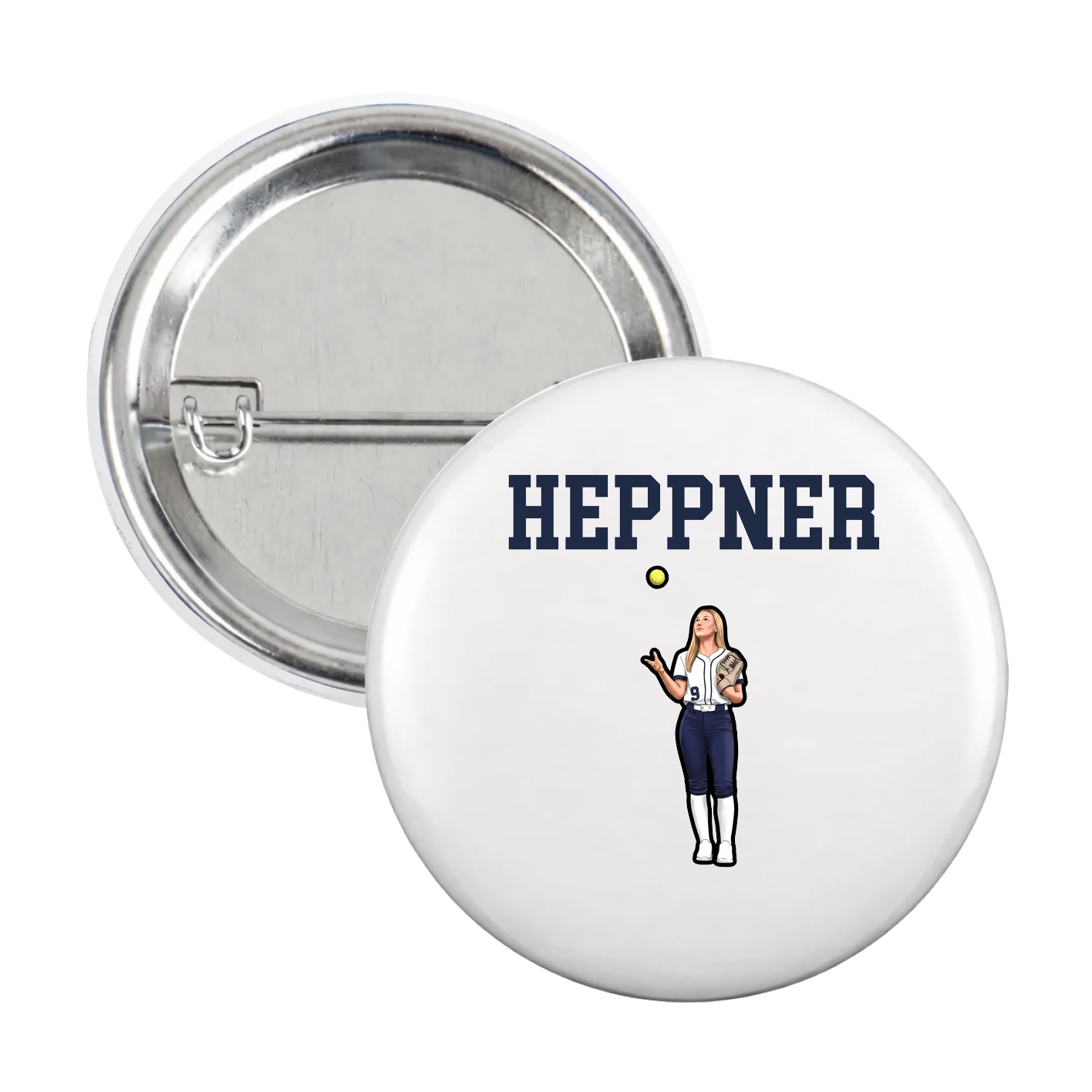 Game Day Button — Shirsey in White