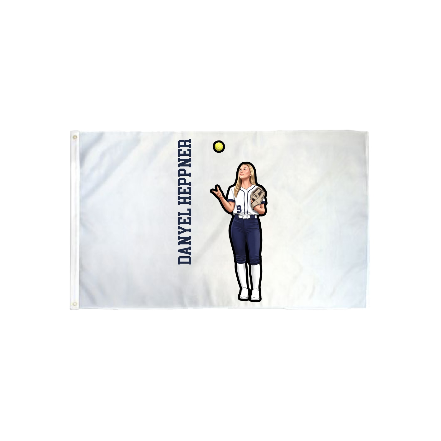 3x5 Flag — Name Vertical in Classic