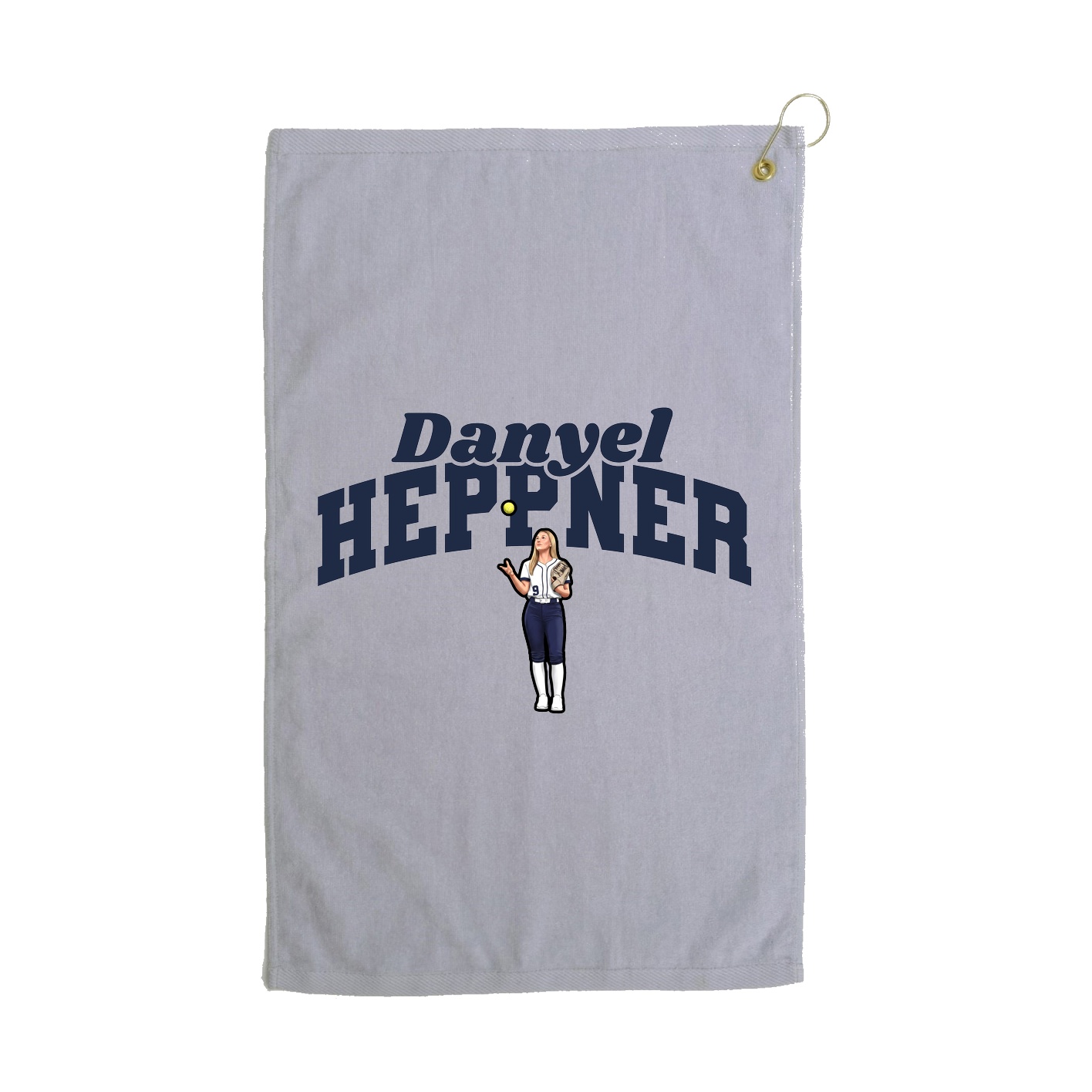 Golf Towel — Signature Arch in Grey