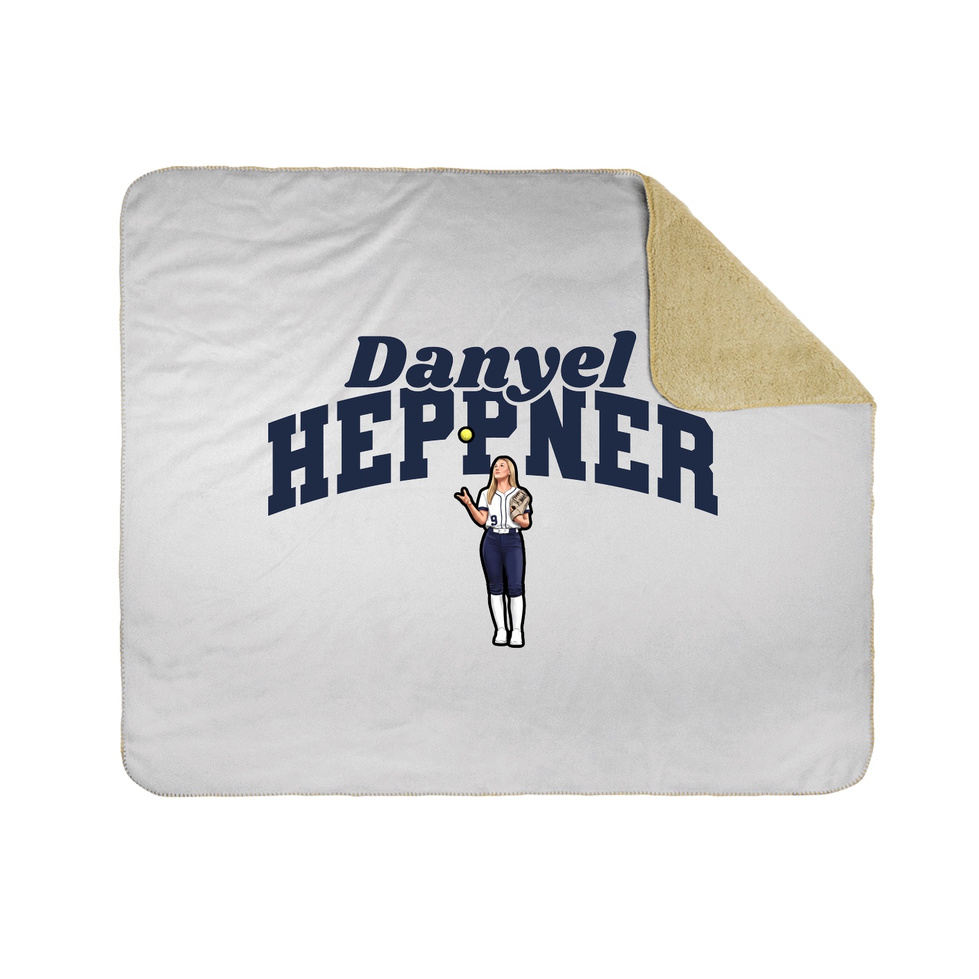Throw Blanket — Signature Arch in White
