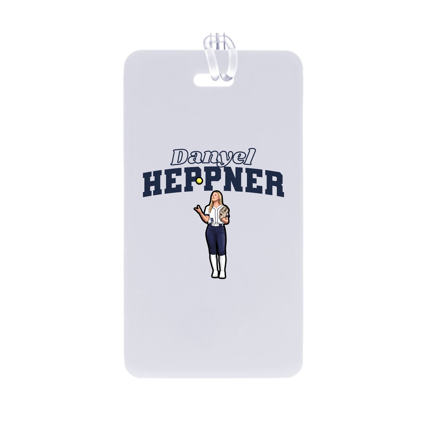 Bag Tag — Name Arch in Classic