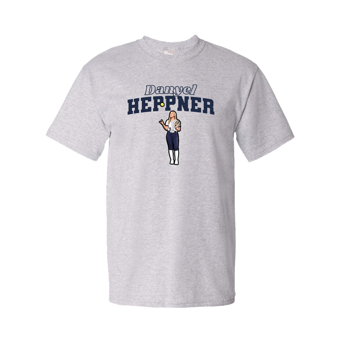Tee — Name Arch in Grey