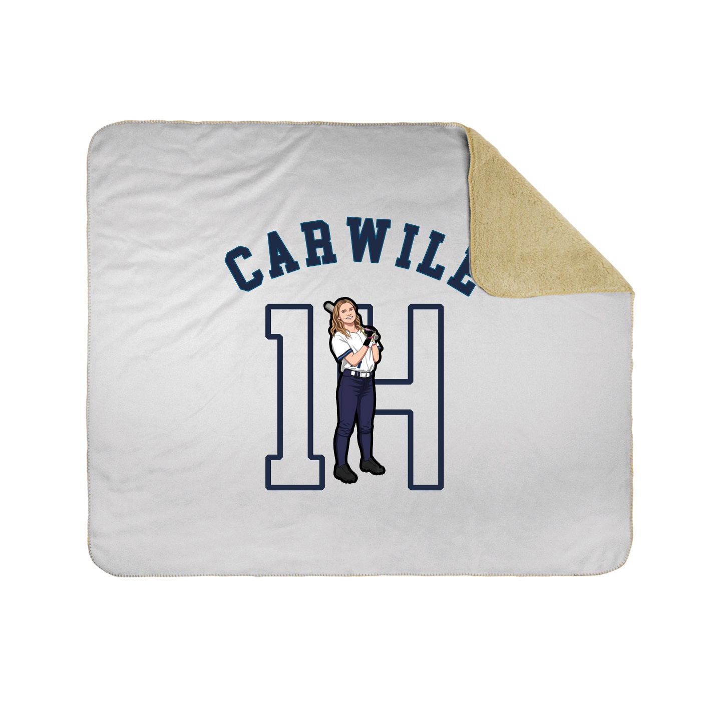 Throw Blanket — Shirsey Arch in White