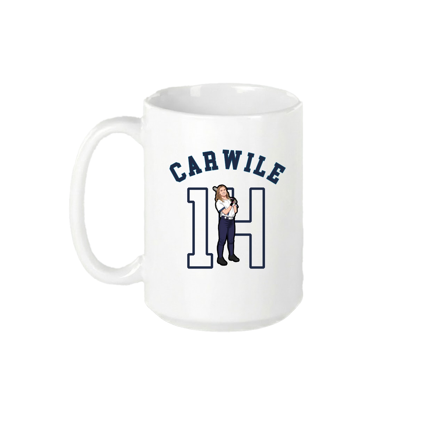 15oz Coffee Mug — Shirsey Arch in White