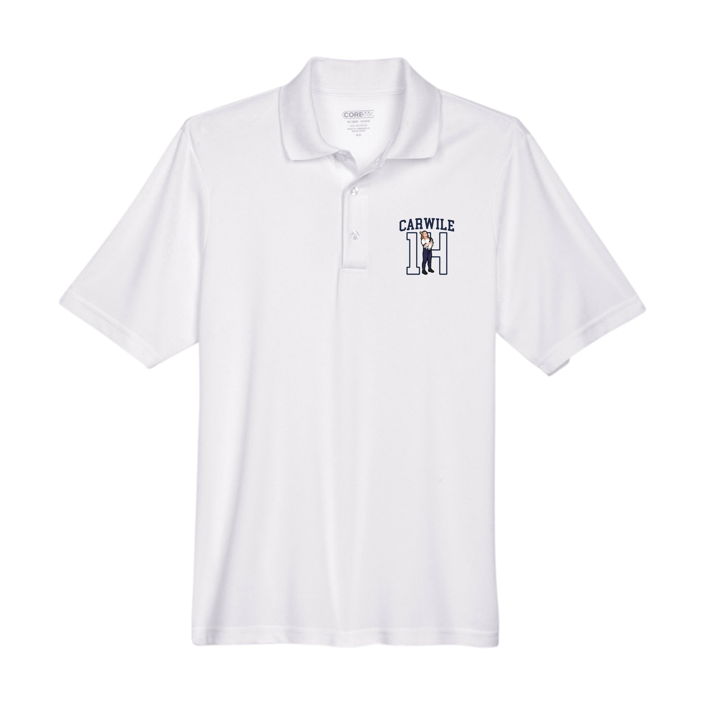 Performance Polo — Shirsey in White