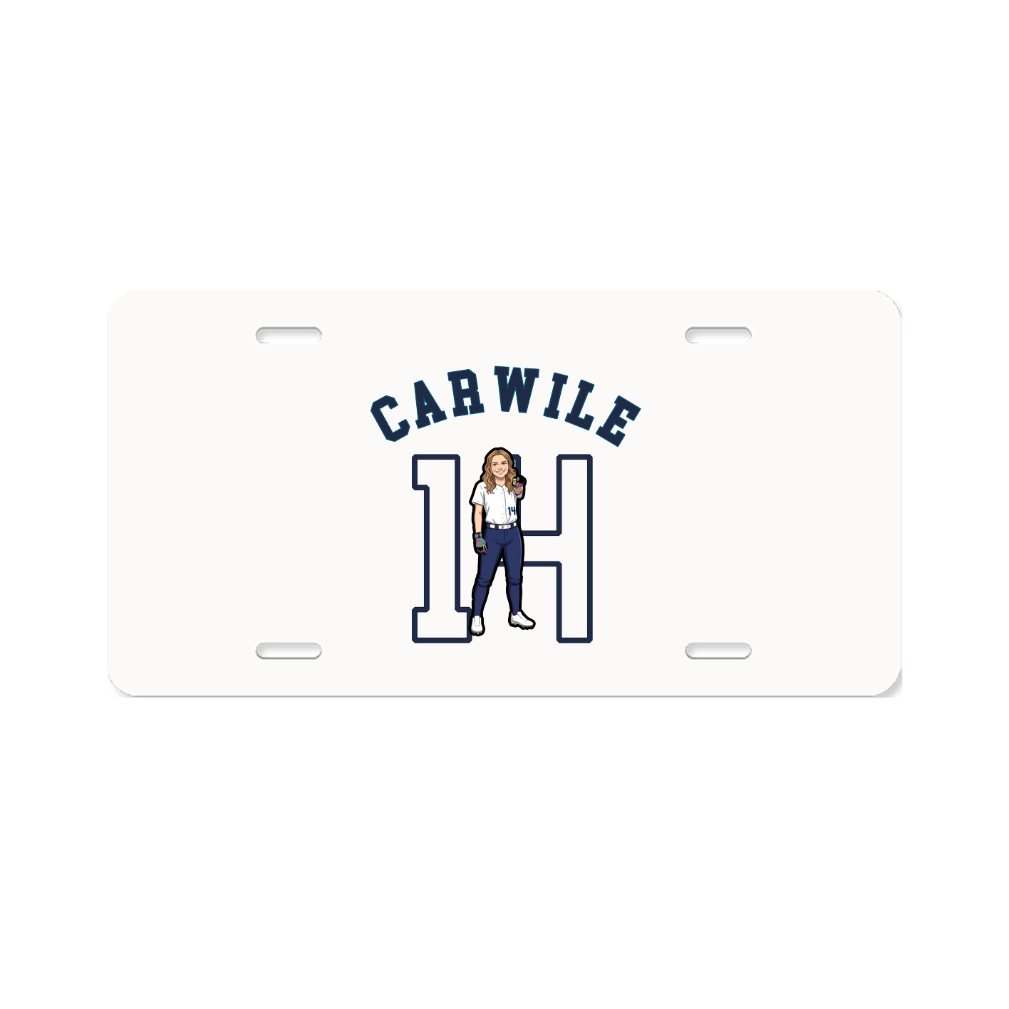 License Plate — Shirsey Arch in Classic
