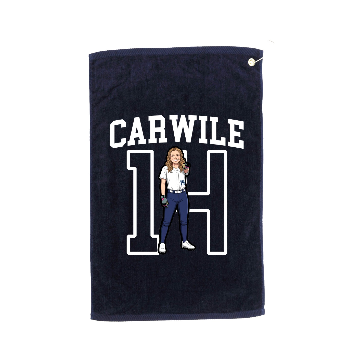 Golf Towel — Shirsey in Navy