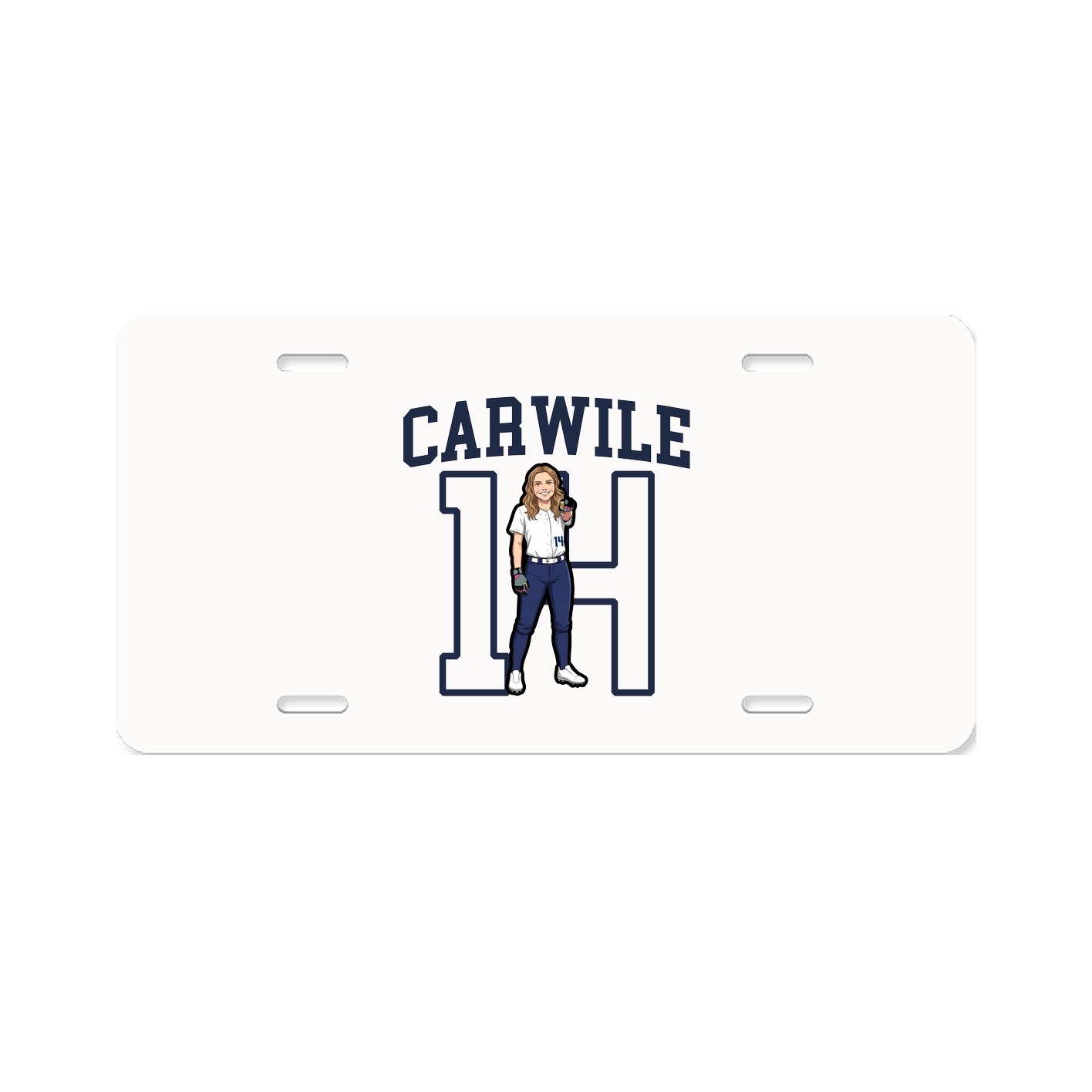 License Plate — Shirsey in Classic