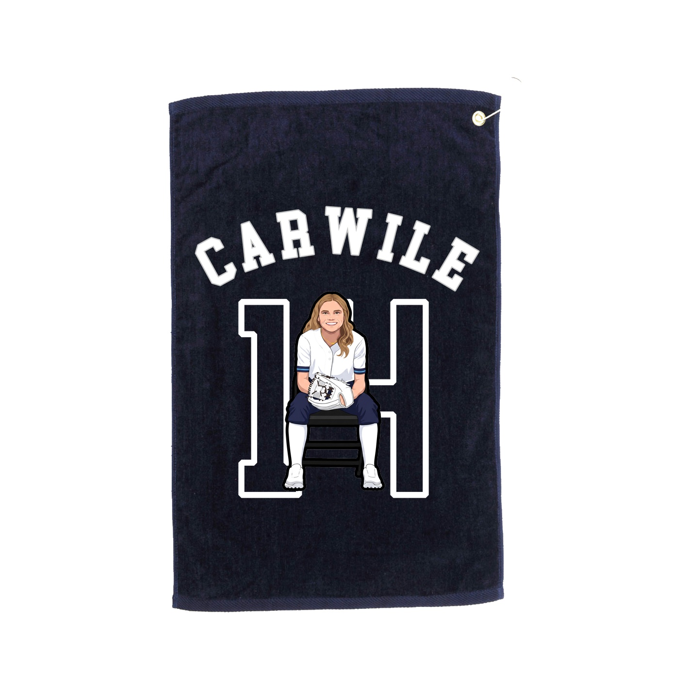Golf Towel — Shirsey Arch in Navy