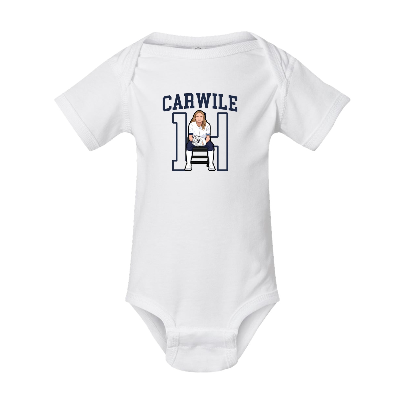 Baby Onesie — Shirsey in White