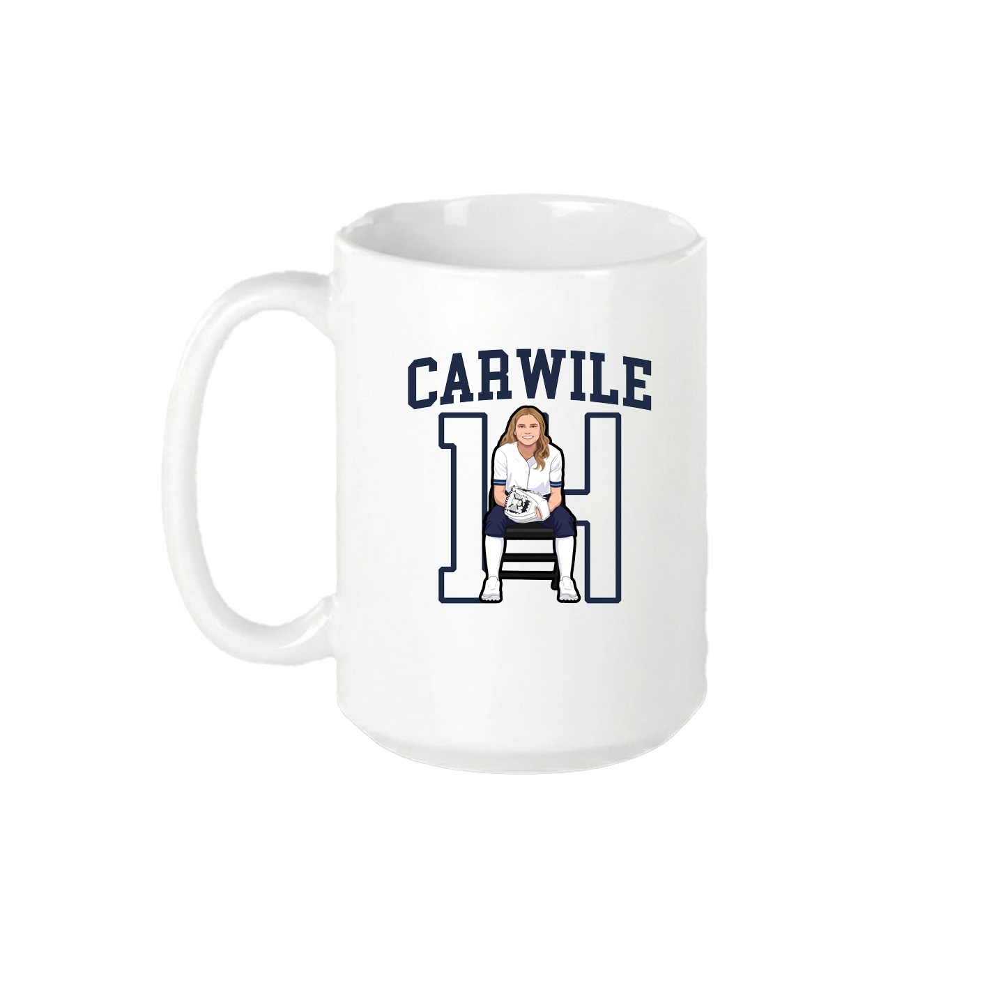 15oz Coffee Mug — Shirsey in White