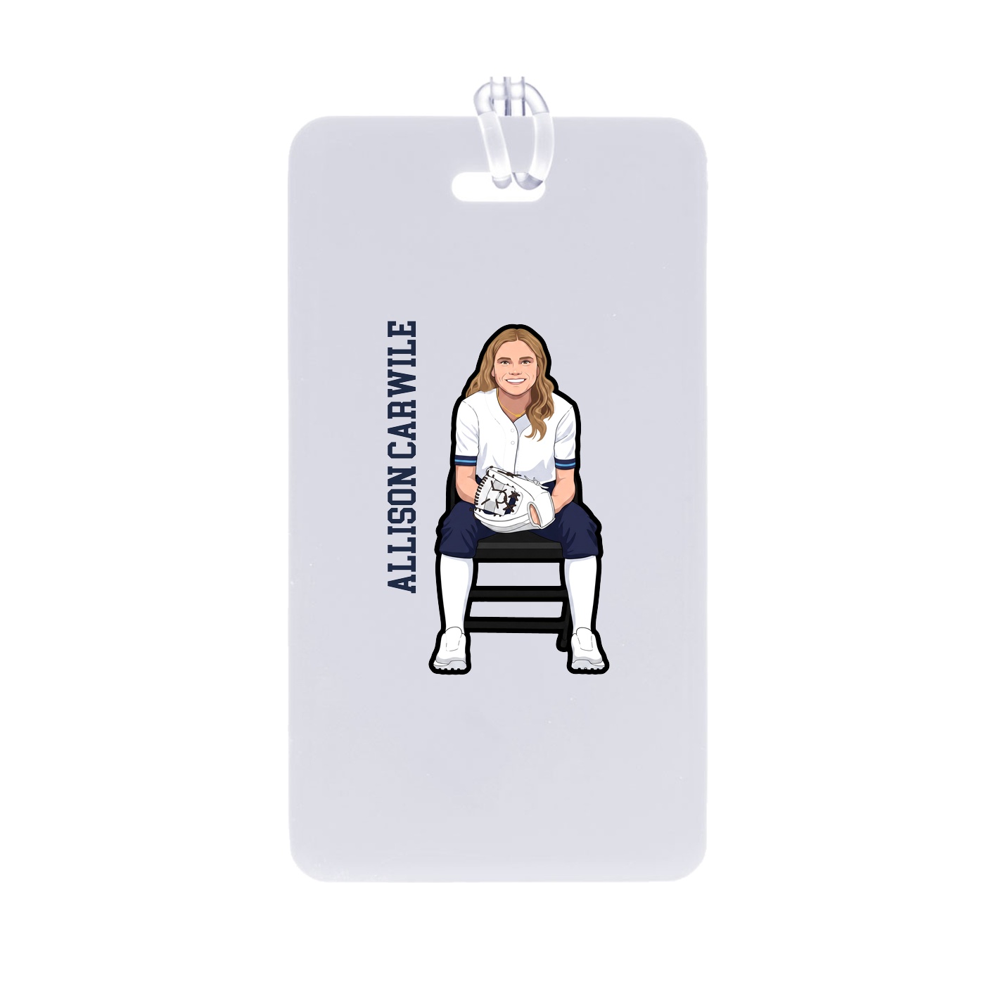 Bag Tag — Name Vertical in Classic