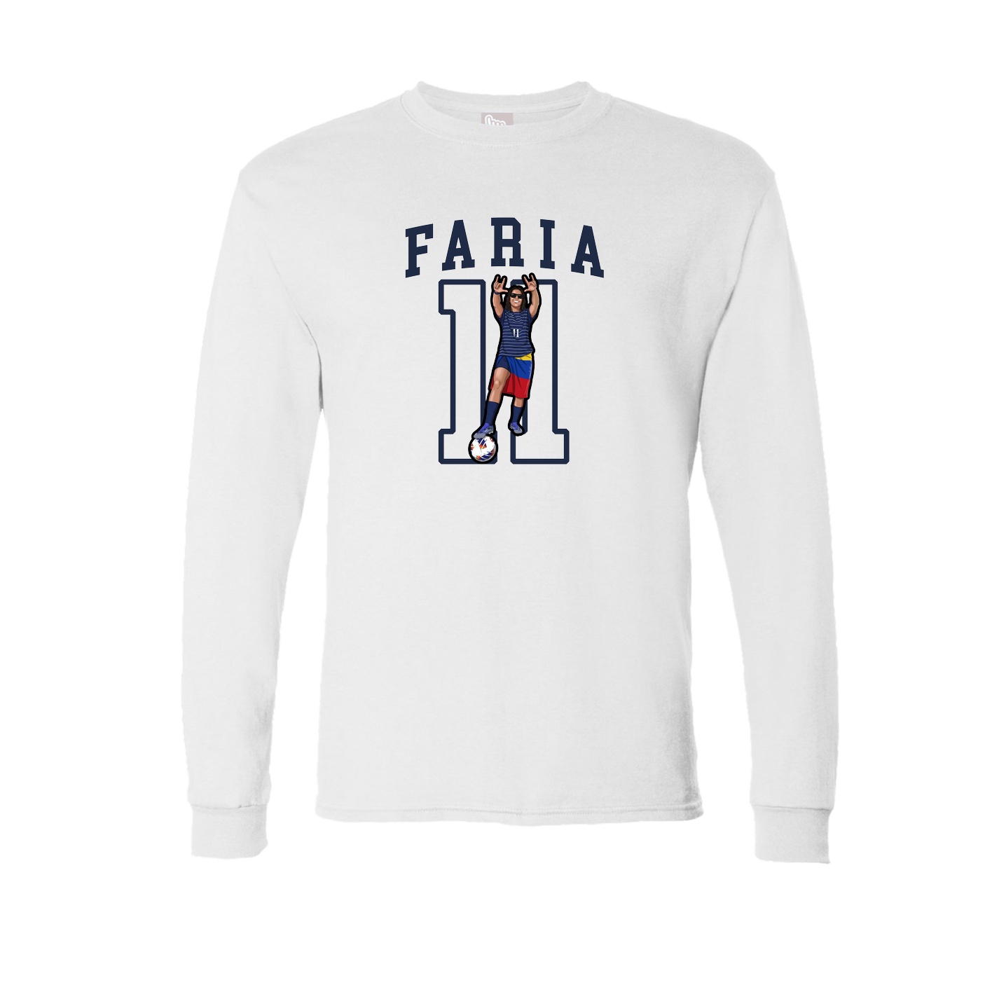 Long Sleeve Tee — Shirsey in White