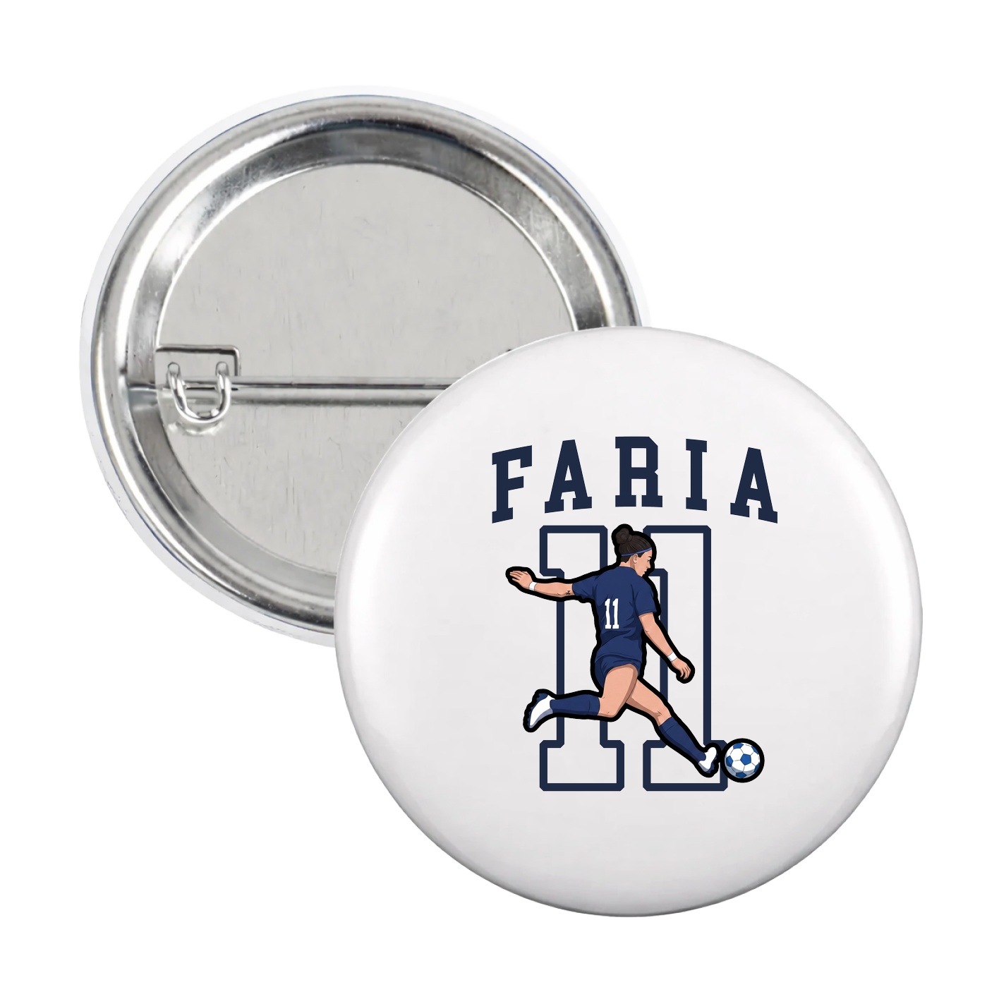 Game Day Button — Shirsey in White