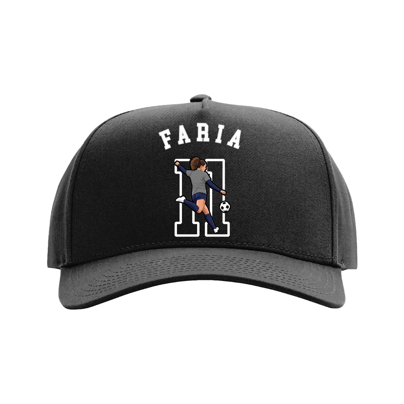 Full Fabric Five-Panel Champ Cap