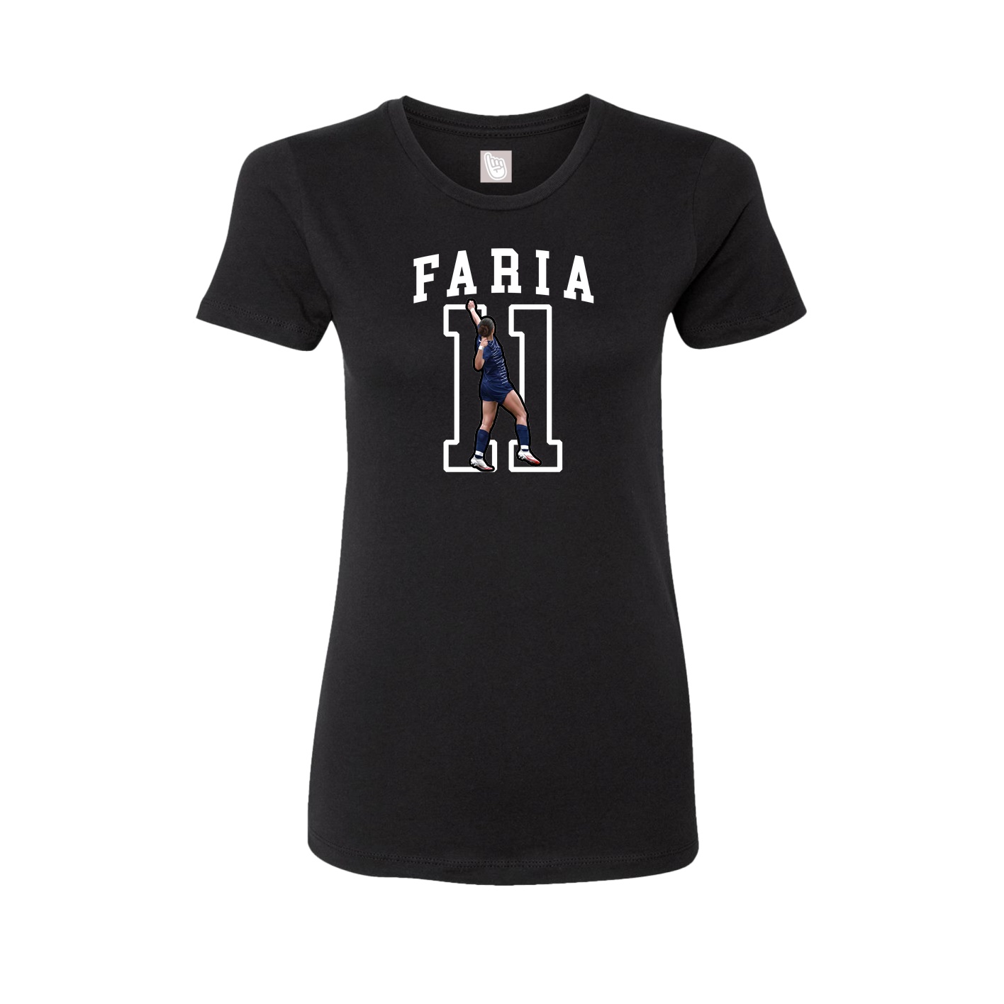 Fitted Women's Tee — Shirsey in Black