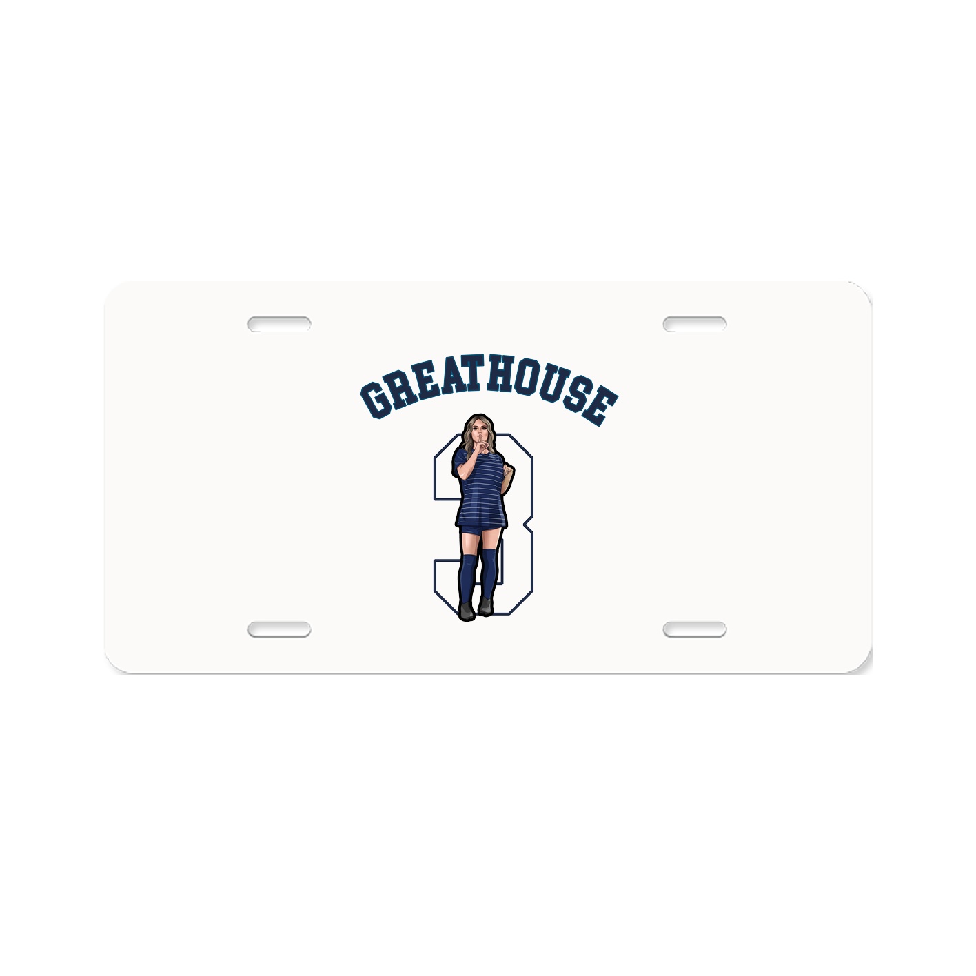 License Plate — Shirsey Arch in Classic