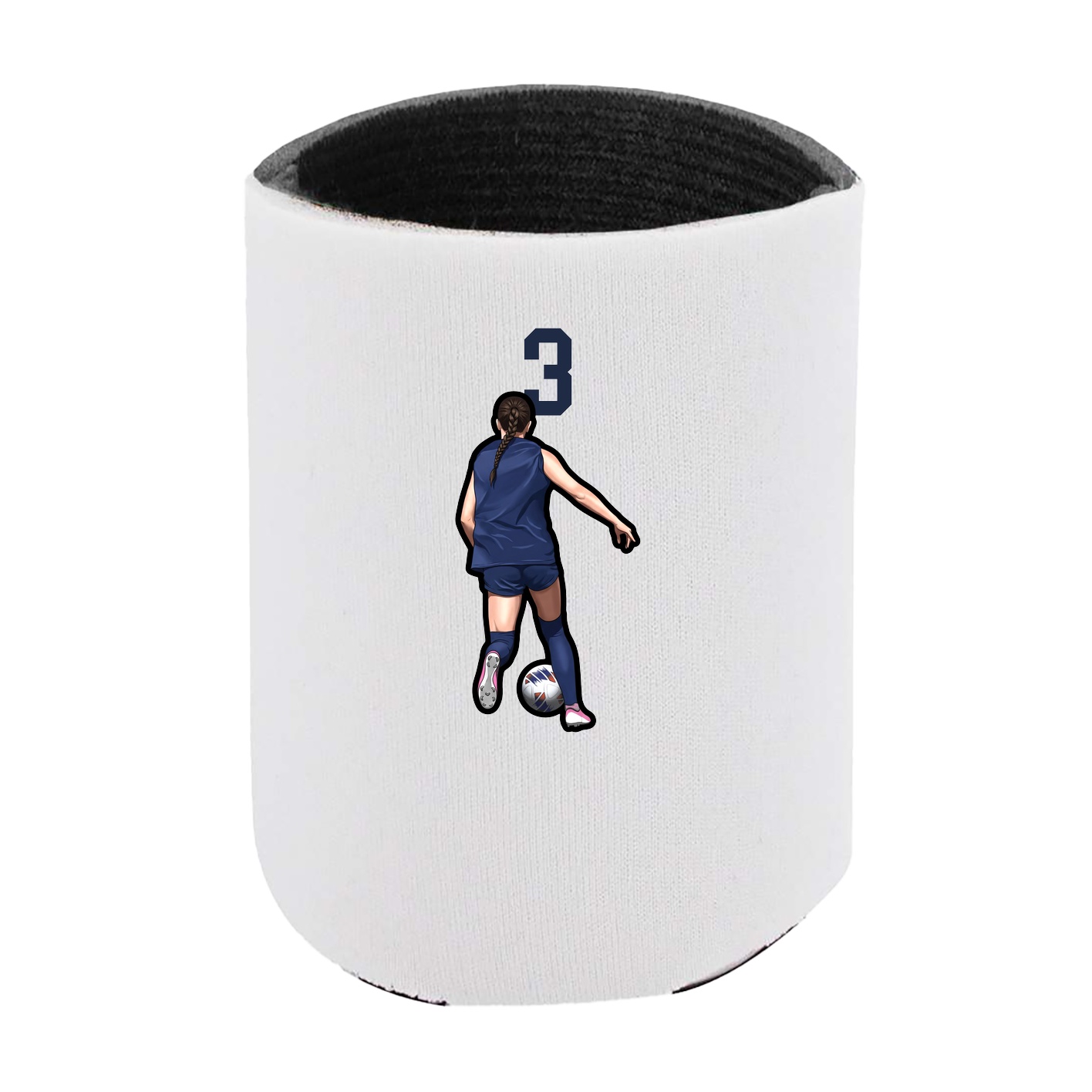 Can Holder — Number Top in White