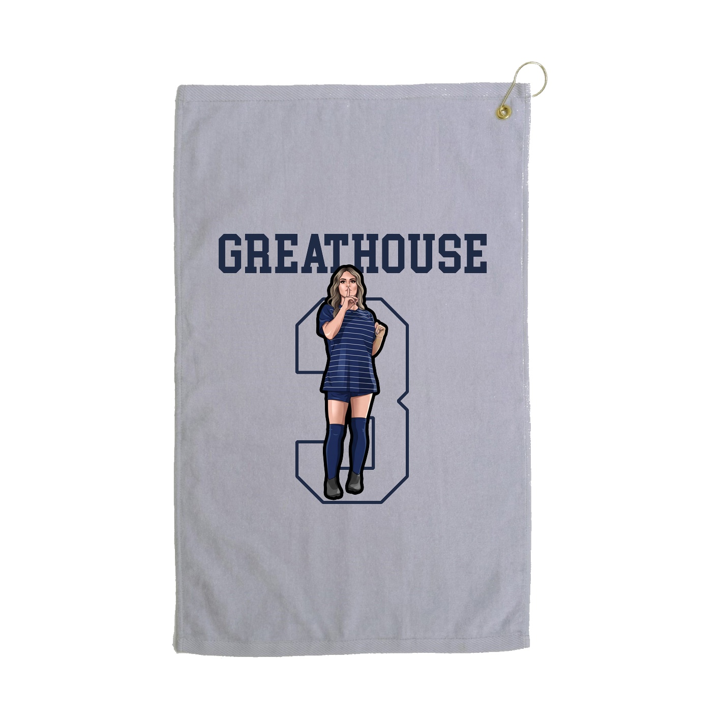 Golf Towel — Shirsey in Grey