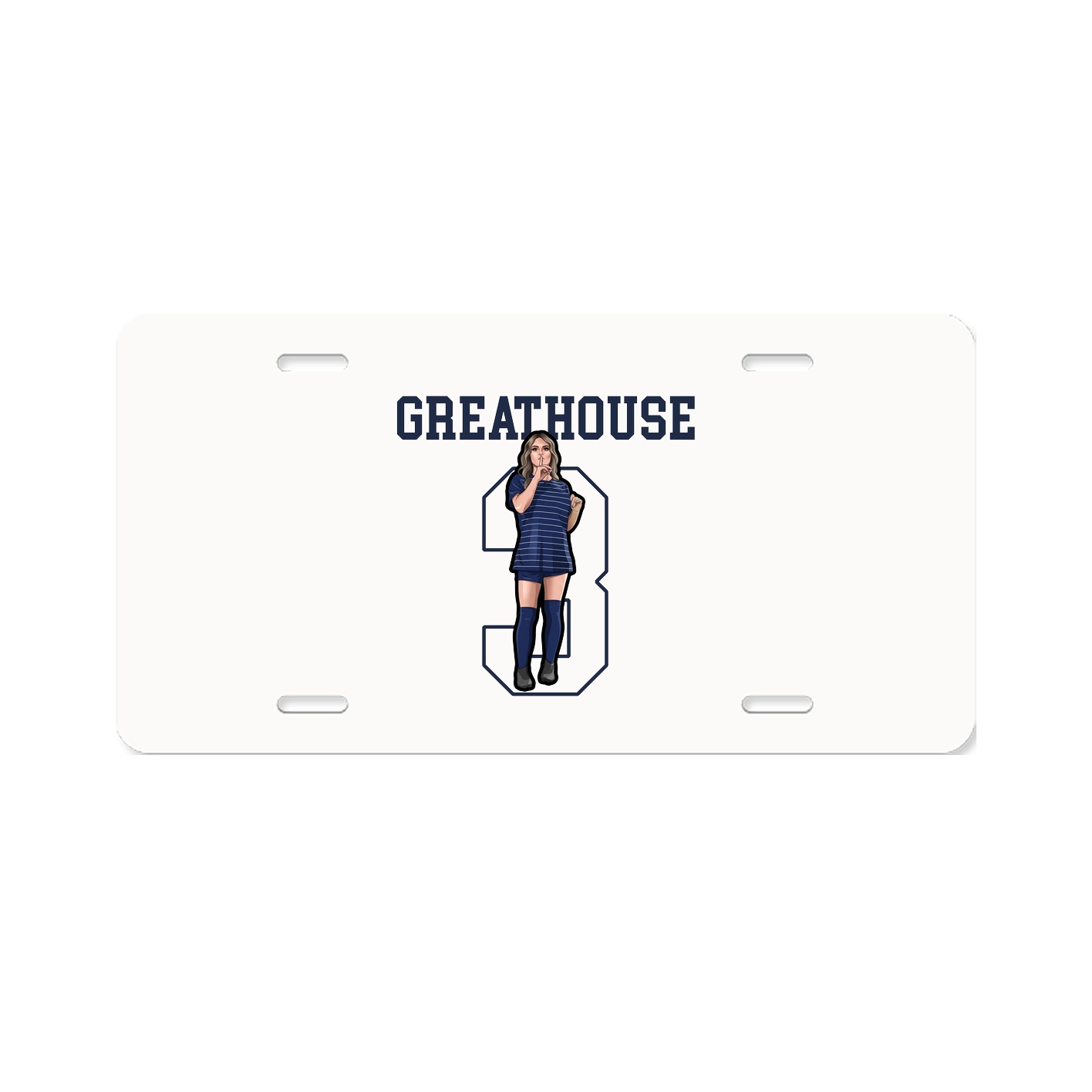 License Plate — Shirsey in Classic