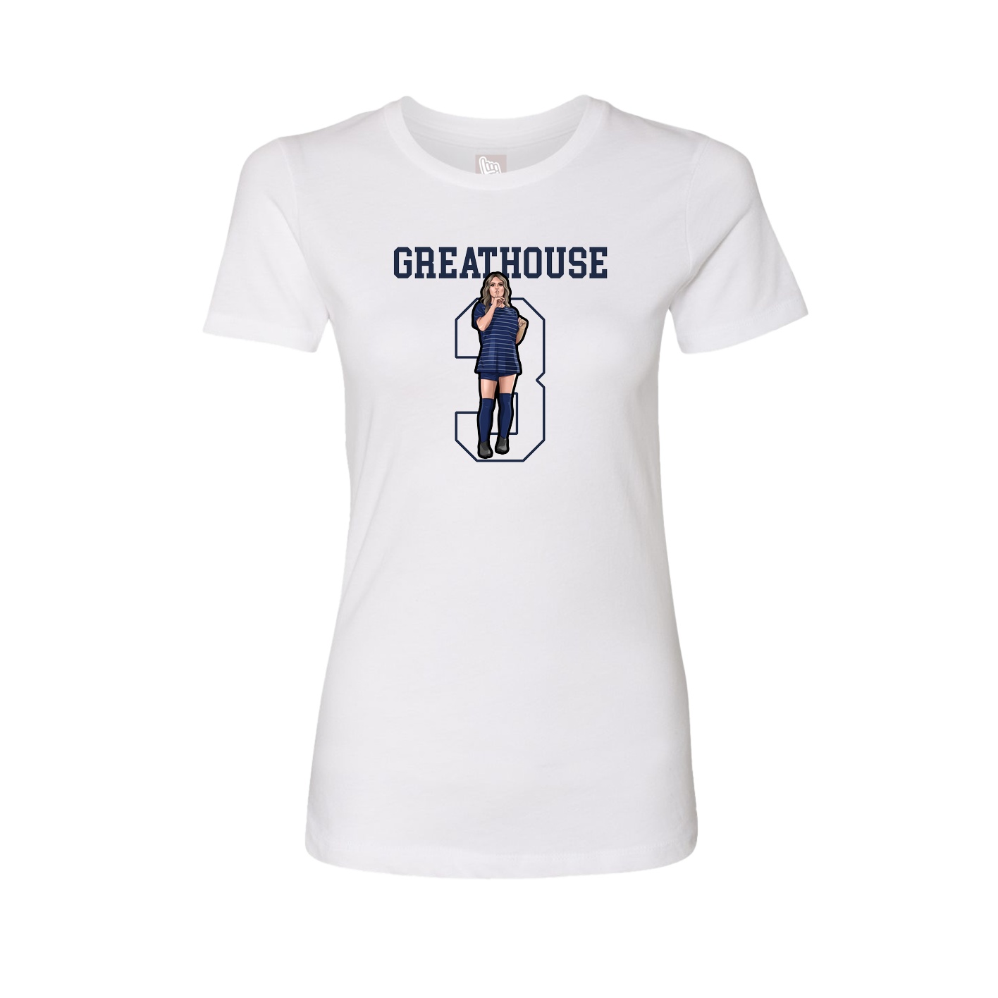 Fitted Women's Tee — Shirsey in White