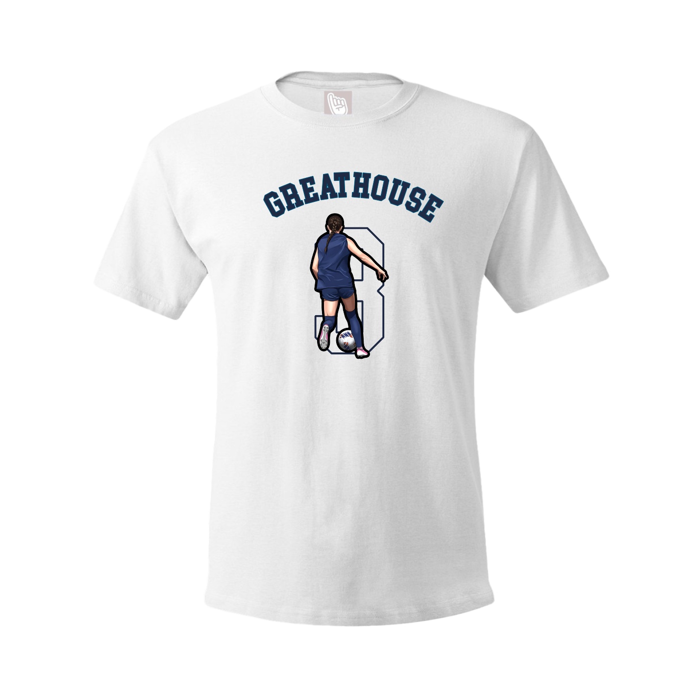 Youth Tee — Shirsey Arch in White