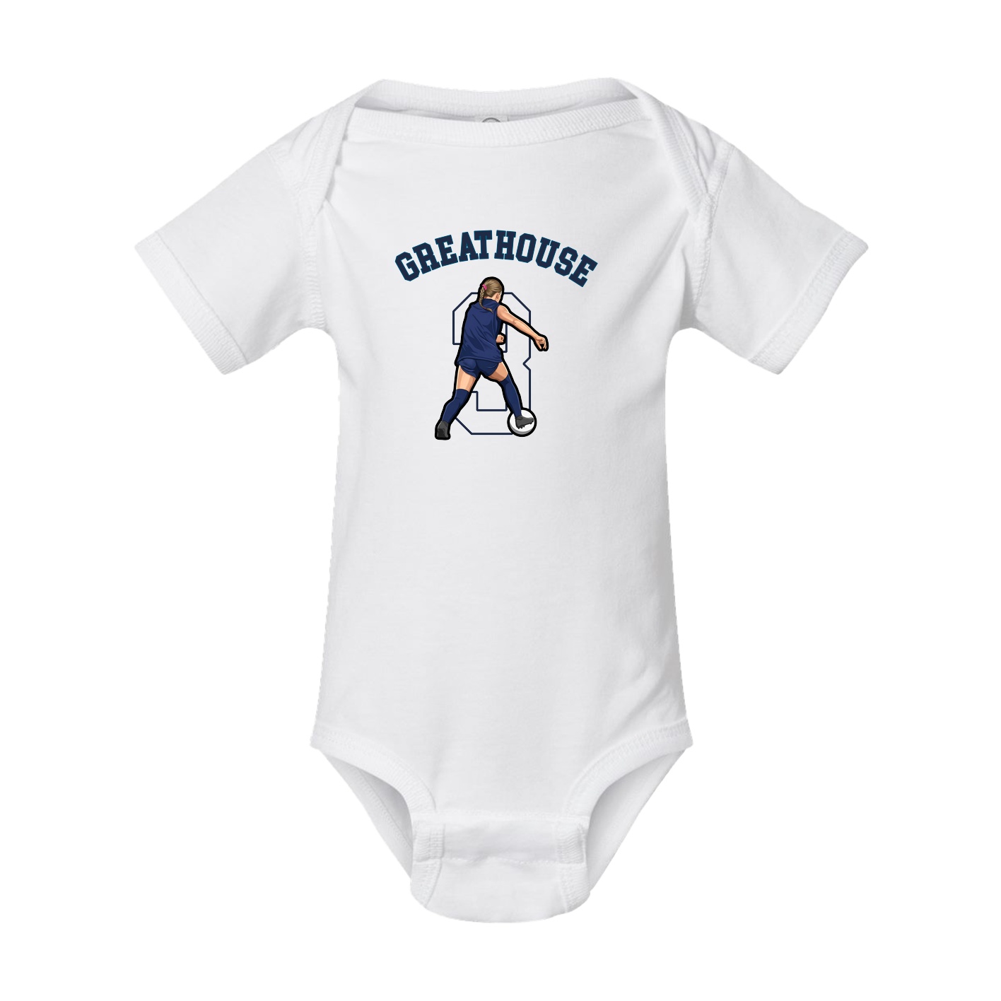 Baby Onesie — Shirsey Arch in White