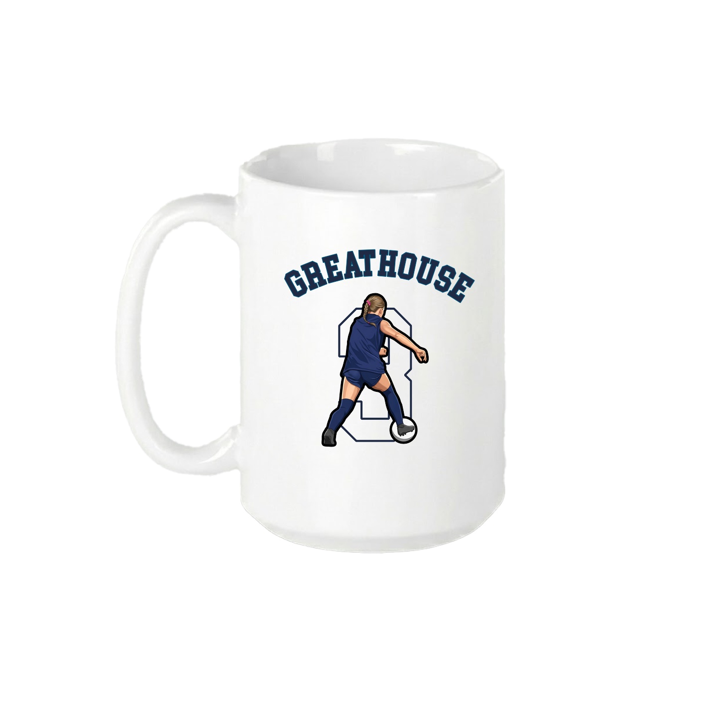 15oz Coffee Mug — Shirsey Arch in White