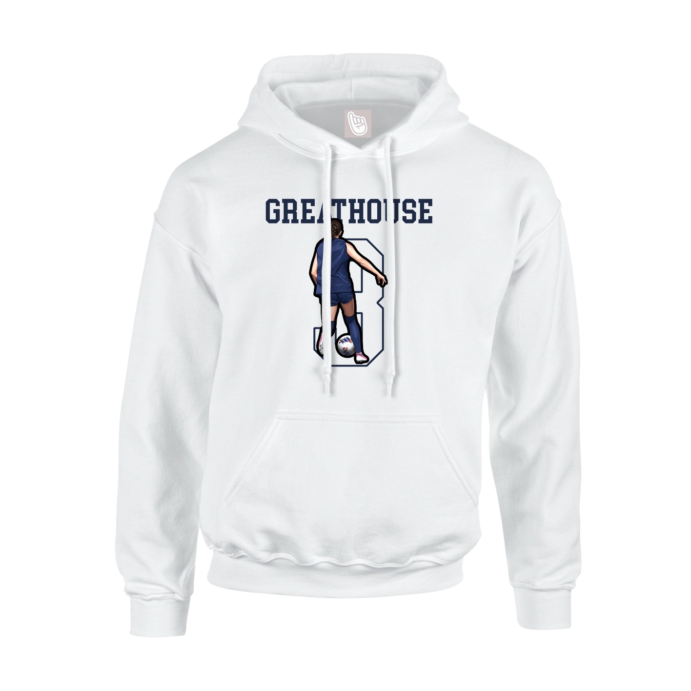 Youth Hoodie — Shirsey in White