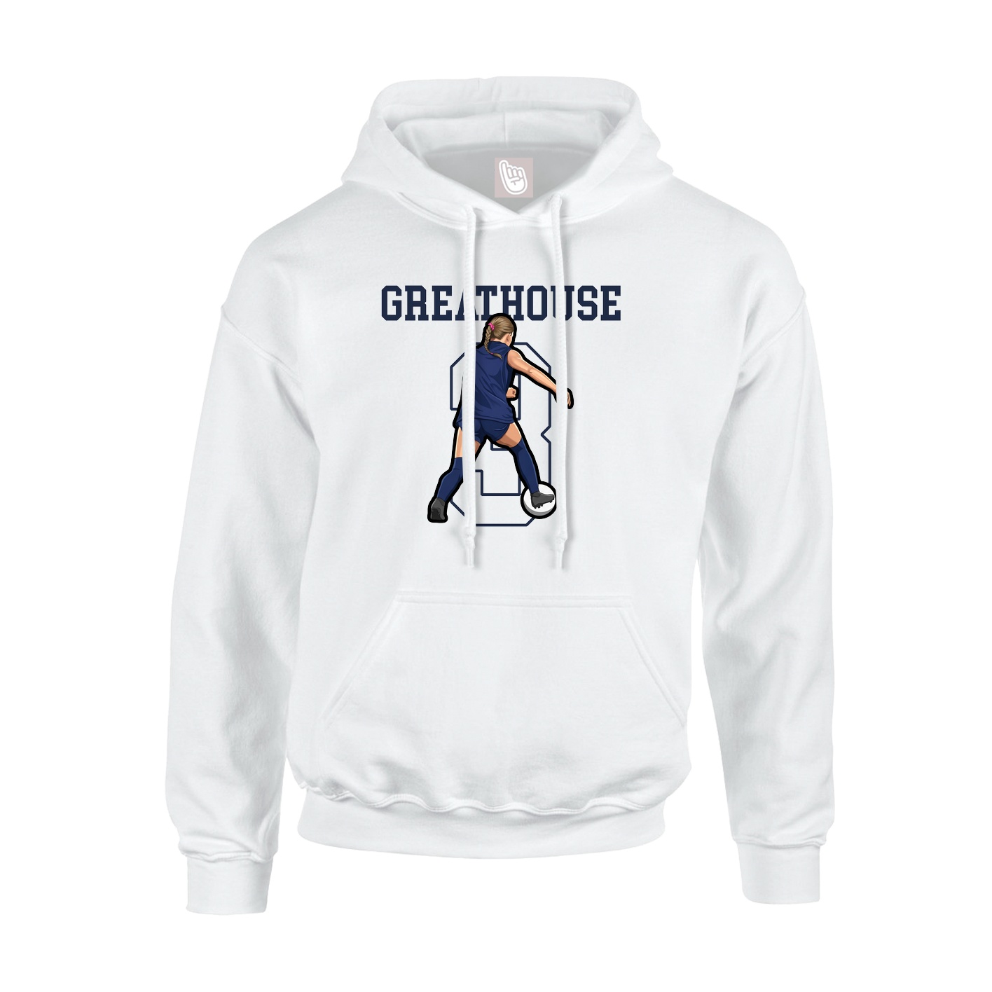 Youth Hoodie — Shirsey in White