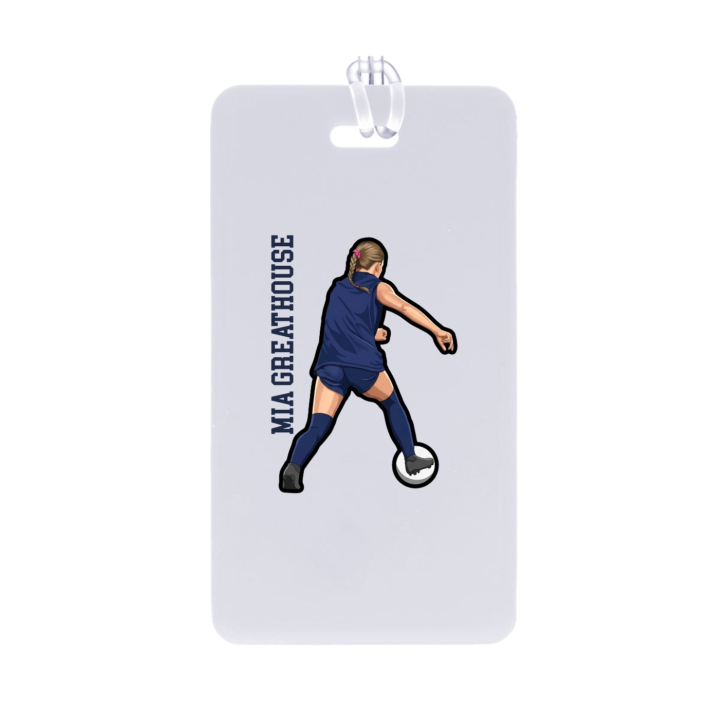 Bag Tag — Name Vertical in Classic