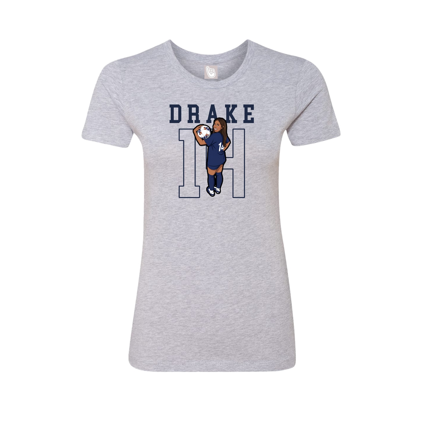 Fitted Women's Tee — Shirsey in Grey