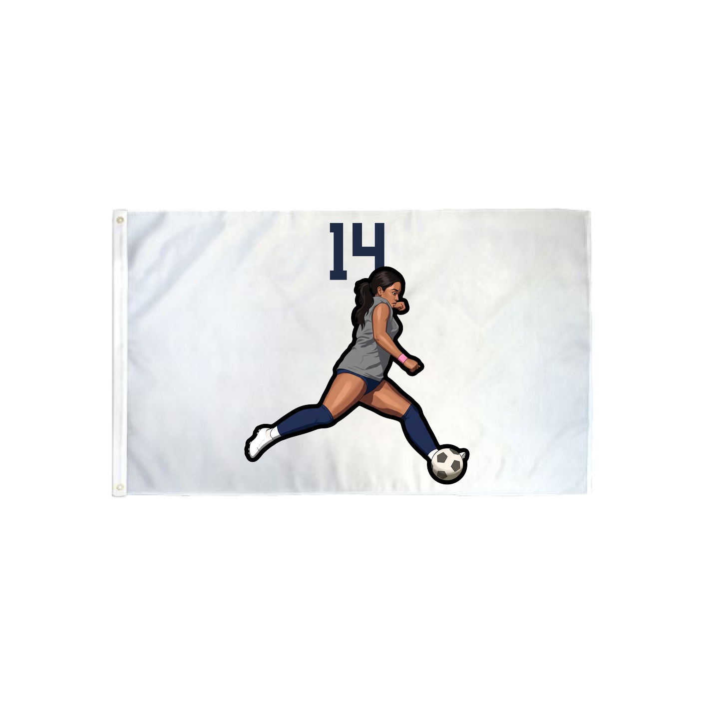 3x5 Flag — Number Top in Classic