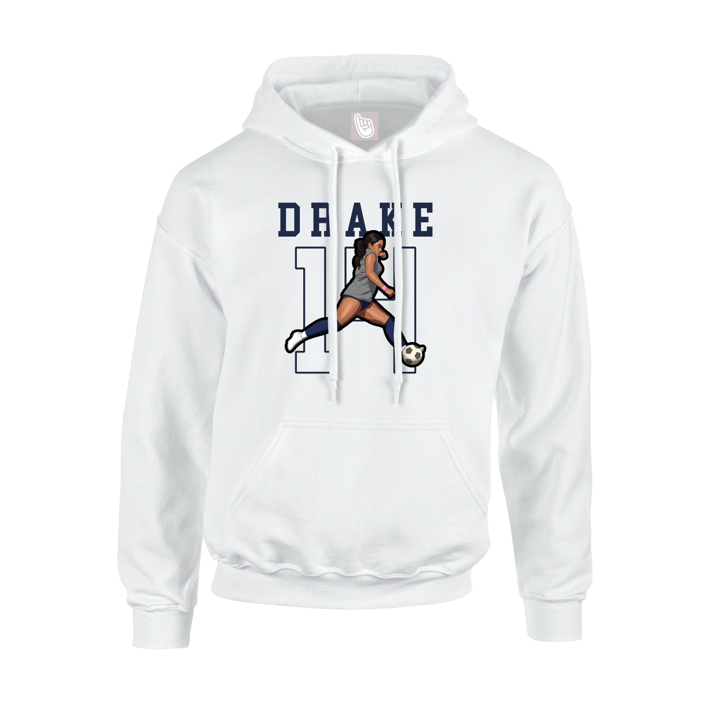 Youth Hoodie — Shirsey in White
