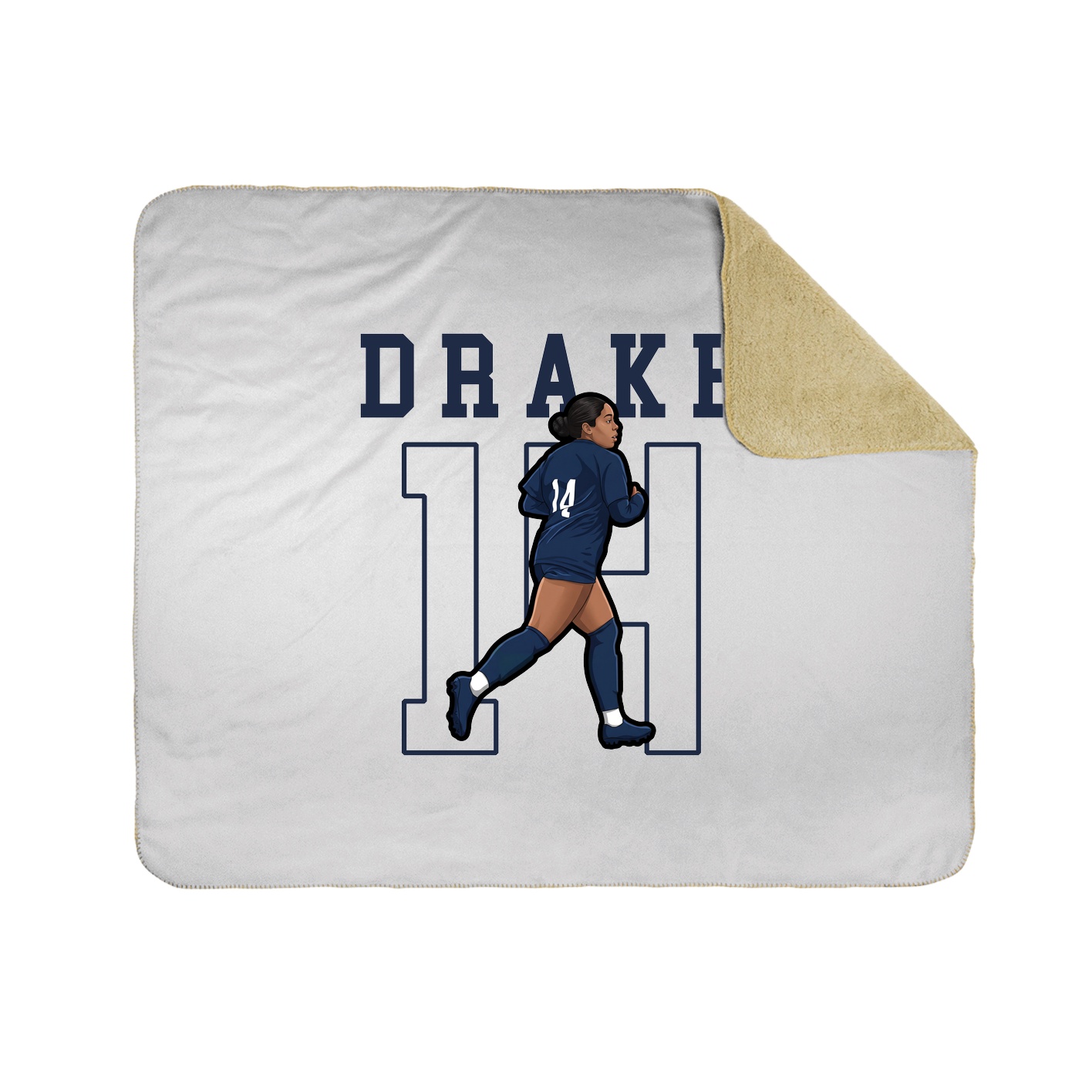 50x60 Sherpa Lined Throw Blanket