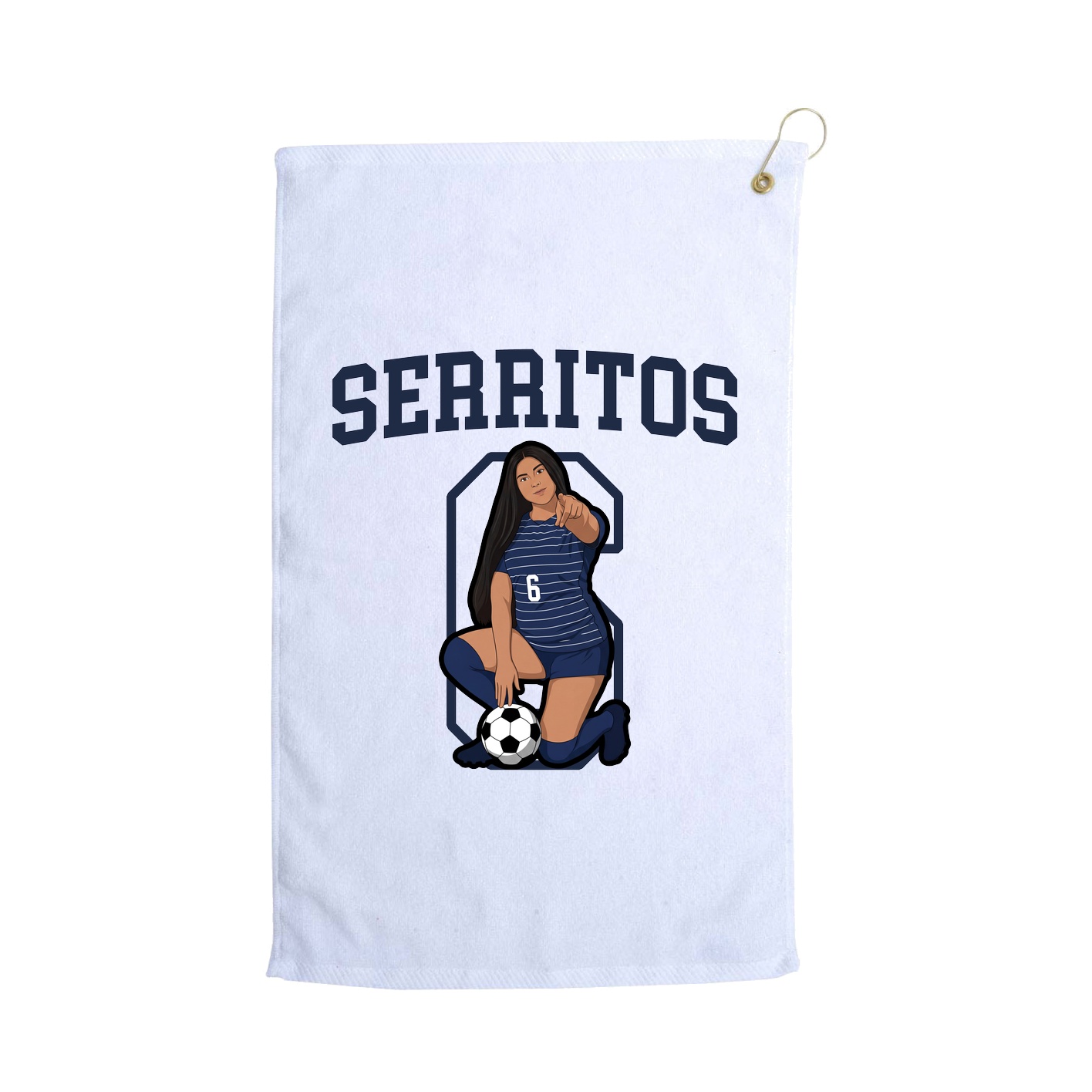 Golf Towel — Shirsey in White
