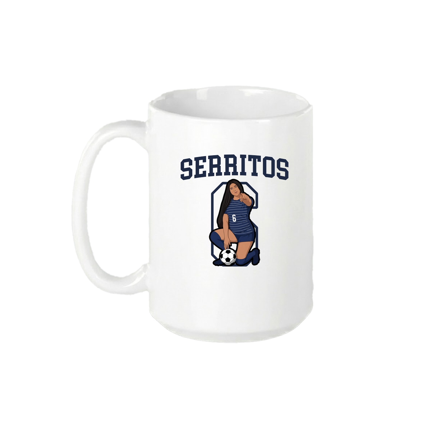 15oz Coffee Mug — Shirsey in White