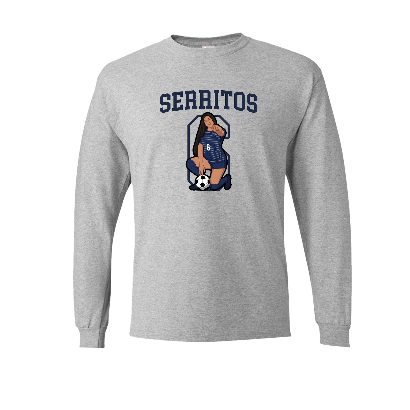 Long Sleeve Tee — Shirsey in Grey