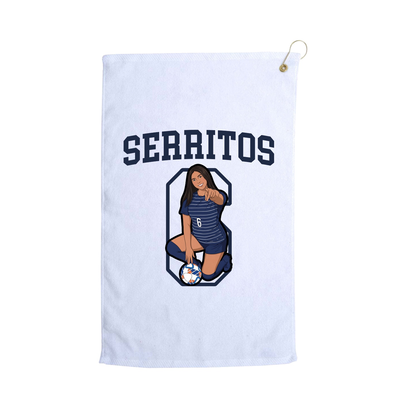 Golf Towel — Shirsey in White