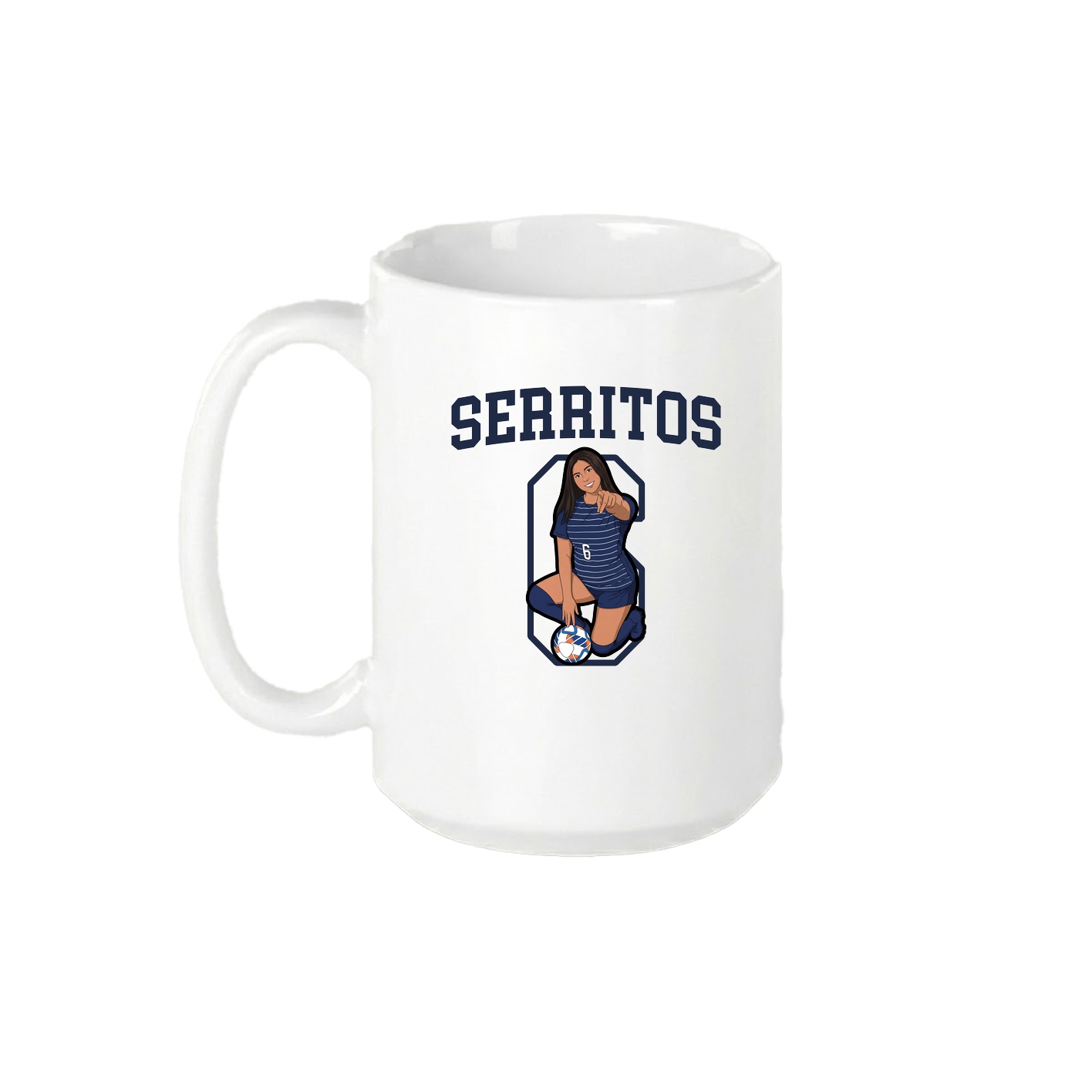 15oz Coffee Mug — Shirsey in White
