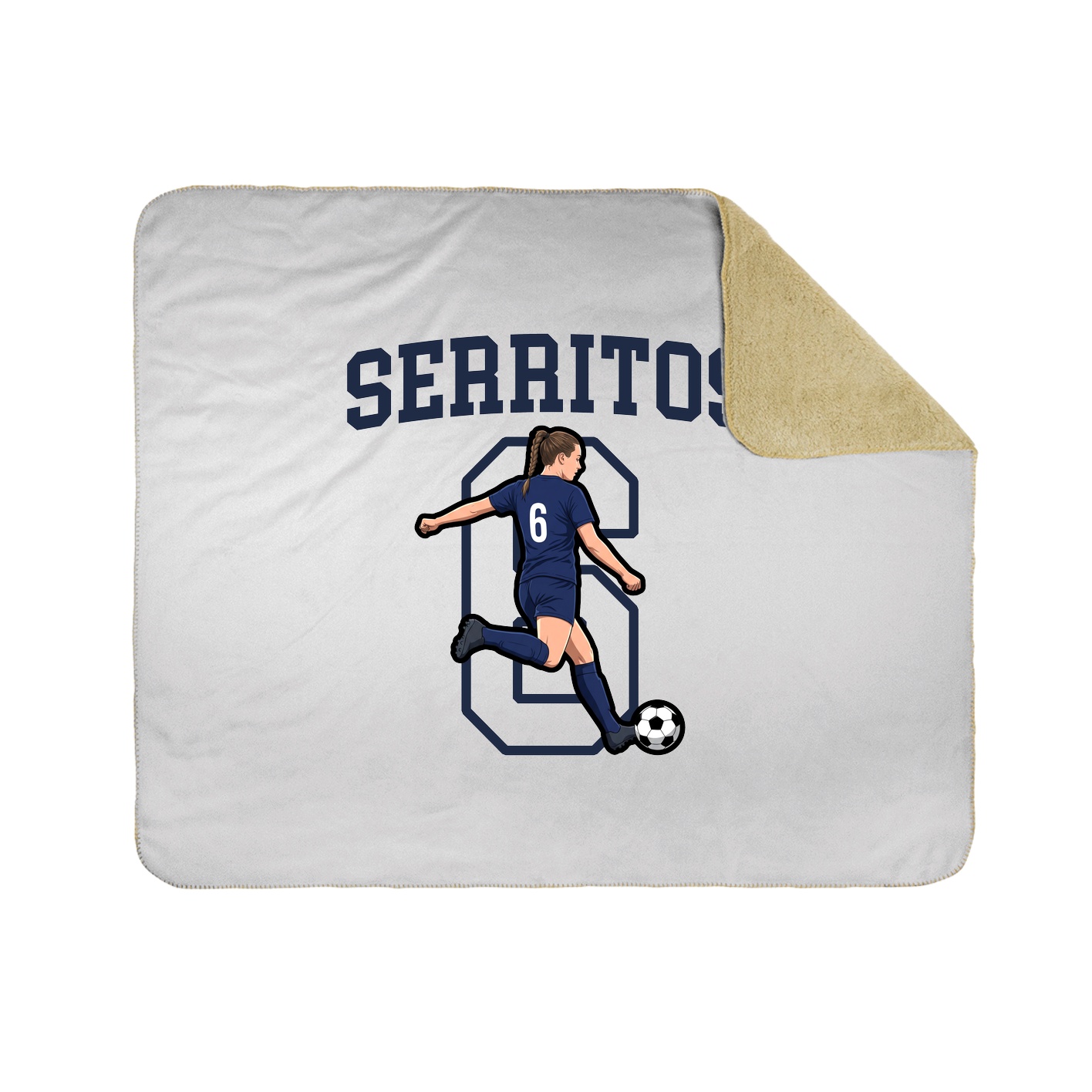 Throw Blanket — Shirsey in White