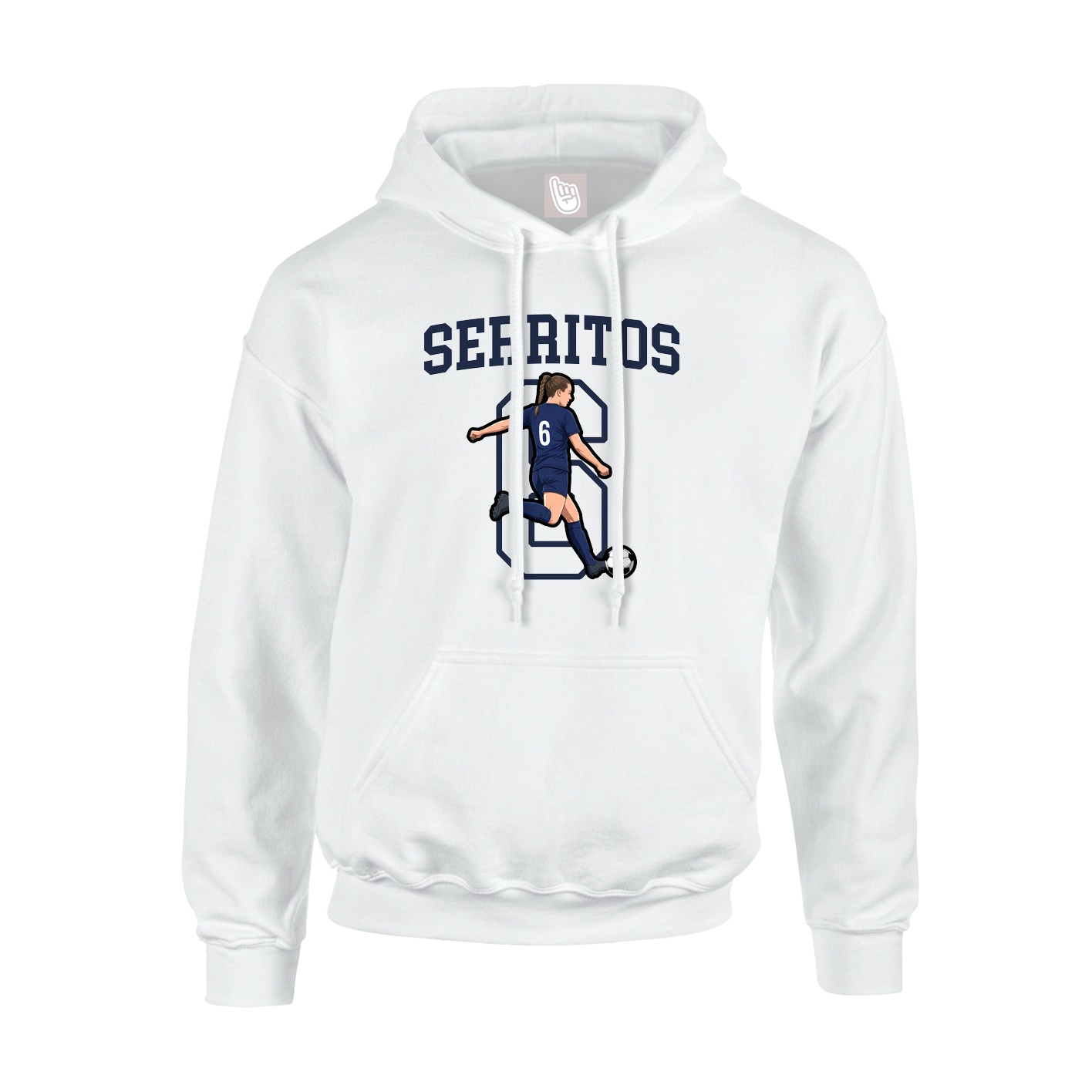 Hoodie — Shirsey in White