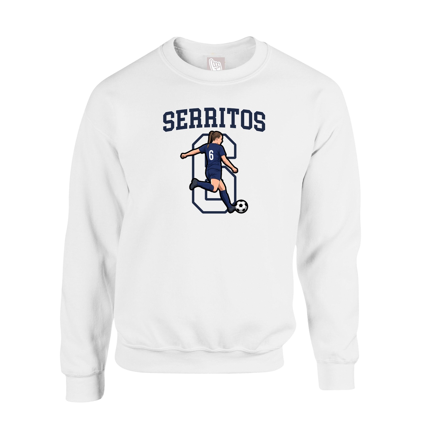 Fleece Crew — Shirsey in White