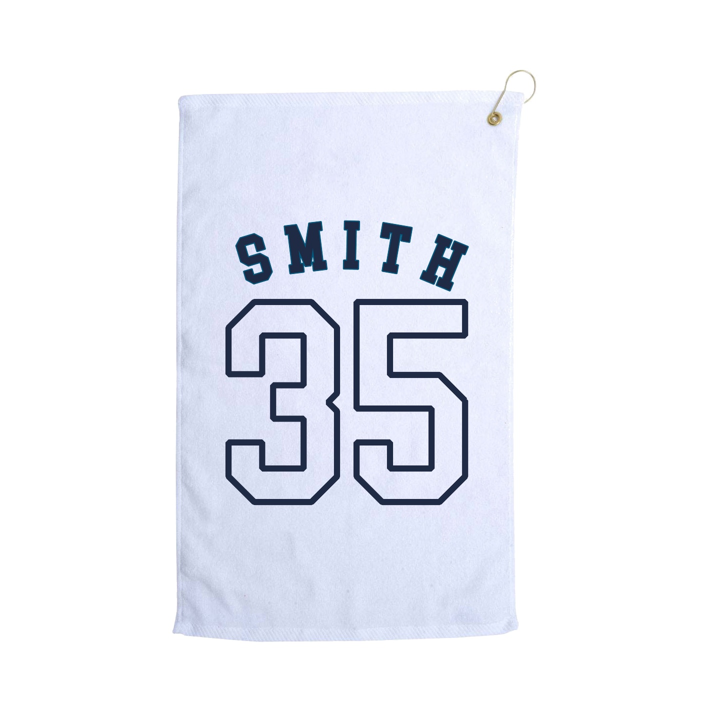 Golf Towel — Shirsey Arch in White