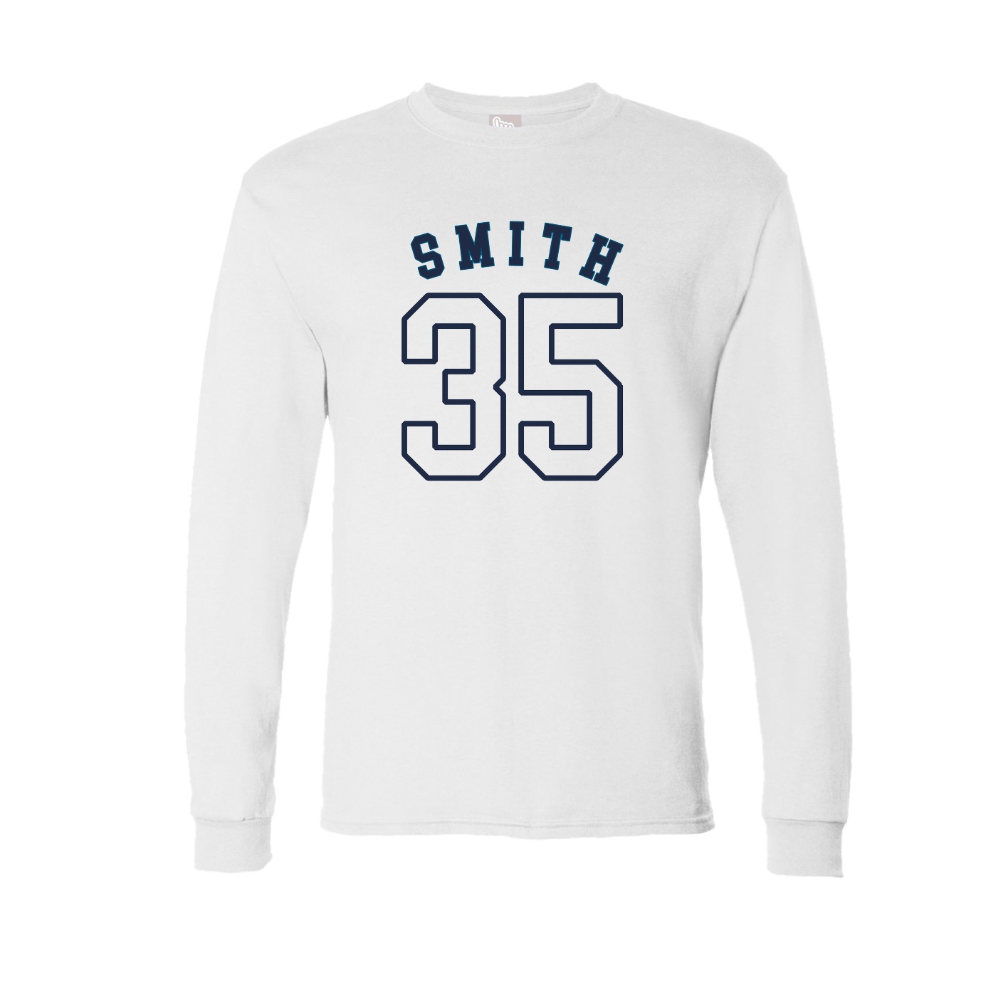 Long Sleeve Tee — Shirsey Arch in White